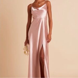 Birdy grey lisa rose gold dress size: M altered 5’2 with 3 inch heels.